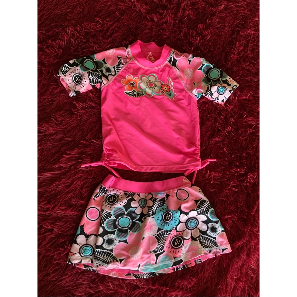 Girls swim suit set
